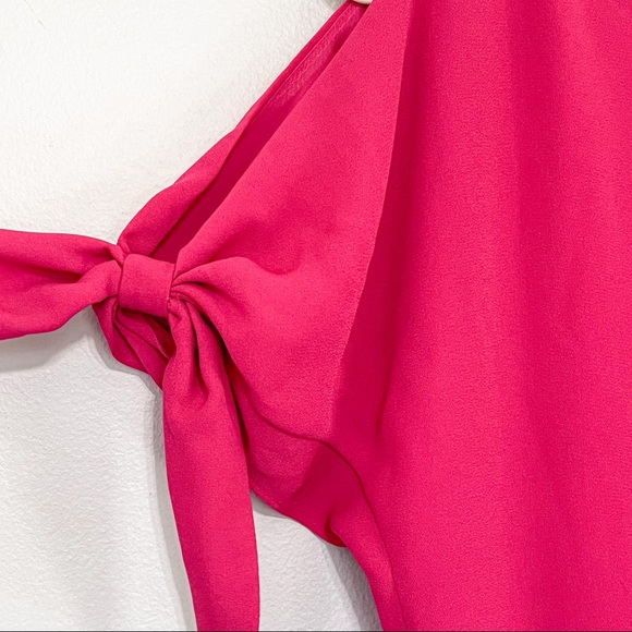 Vince Camuto Pink Cold Shoulder Dress - Picture 2 of 8